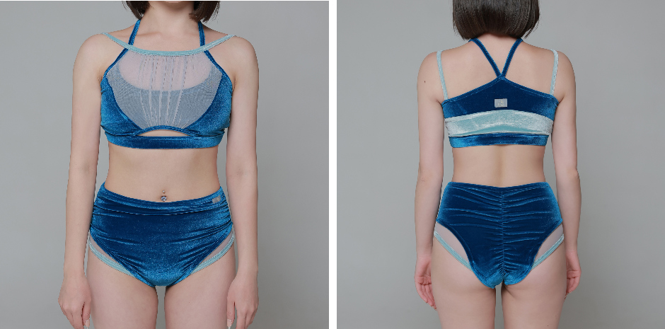 Swimsuit / underwear model wearing image - S1L35